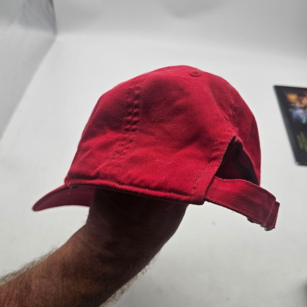 NC State Wolfpack Hat Cap Strap Back Mens One Size Red NCAA Football Russell - Picture 7 of 10